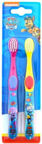 Nickelodeon Paw Patrol Set Children's Toothbrushes For 3+ Years 2 Pieces Red / Yellow