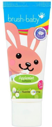 Brush Baby Βρεφική Οδοντόκρεμα για 0m+ με Γεύση Μέντα 50ml