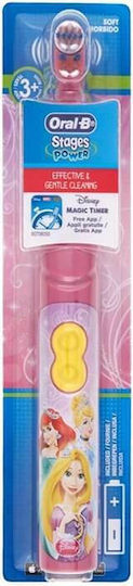 Oral-B Stages Power Παιδική Ηλεκτρική Οδοντόβουρτσα με Χρονόμετρο για 3+ Χρονών Princess