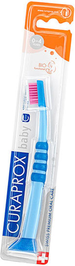 Curaprox Curakid Ck 4260 Super Soft Βρεφική Οδοντόβουρτσα για 0m+ Μπλε/Φούξια