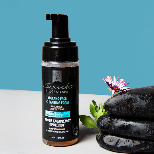 OliveSpa Santo Volcano Spa Αφρός Καθαρισμού Προσώπου 150ml