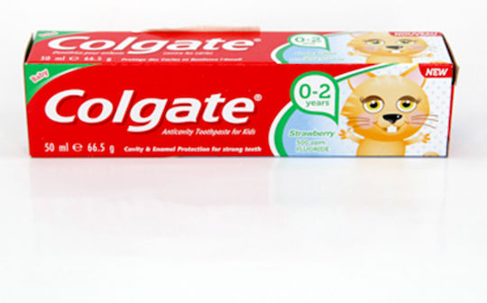 Colgate Baby Toothpaste for 0m+ with Strawberry Flavor 50ml