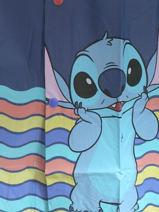 Lilo & Stitch Waterproof Kids Casual Short Jacket with Hood Dark Blue