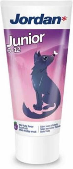 Jordan Children's Toothpaste for 6+ Years with Mild Fruity Flavor 50ml