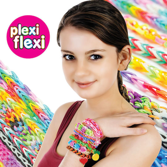 As Company Plexi Flexi Pink Bag 800 Rubber Bands & 8 Accessories