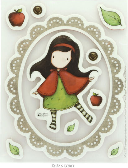 Σφραγίδες Little Red Gor907111 Santoro Gorjuss 5038041974559