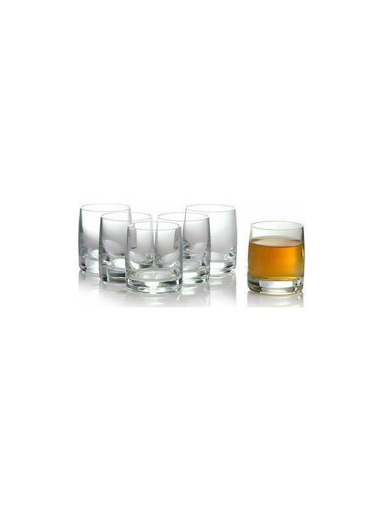 Bohemia Pavo Set of Glasses Whiskey / Water / Beer, μπίρας / Coffee/Freddo / Cocktail/Drinking made of Crystal Platin 290ml 6pcs