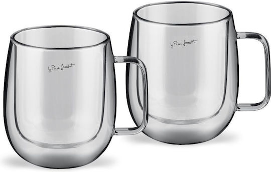 Lamart Set of Cups Coffee Glass Transparent 350ml 2pcs