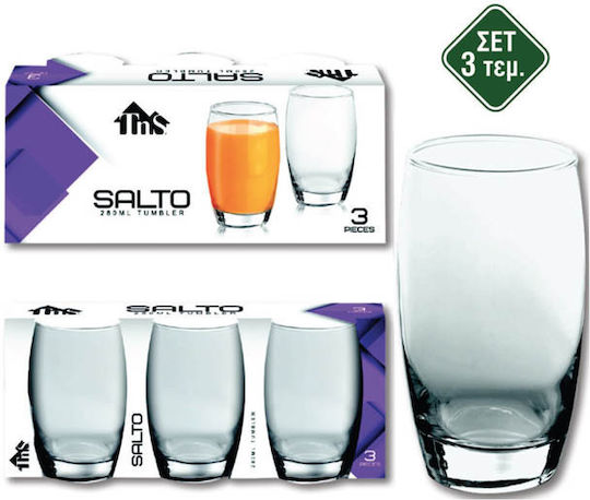 TnS Salto Set of Glasses Beer, μπίρας made of Glass 280ml 3pcs