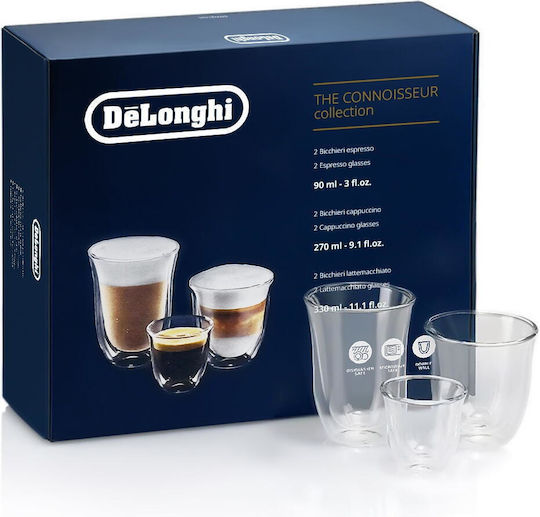 De'Longhi Fancy Collection Комплект Чаши за Кафе / Freddo 6бр