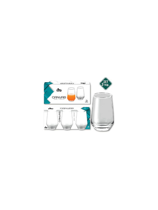 TnS Tumbler Set of Glasses Water made of Glass 280ml 3pcs