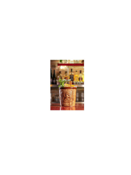 APS Glass Cocktail/Drinking made of Ceramic in Brown Color 430ml 28.00020