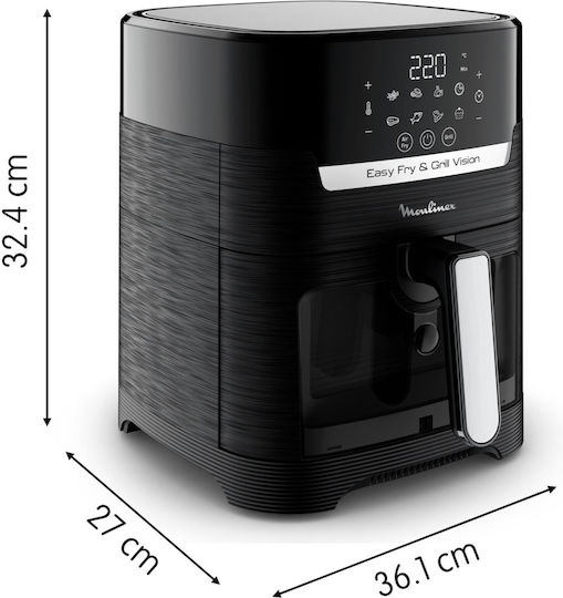 Moulinex Easy Fry & Grill Еър Фрайър 4.2л Черен