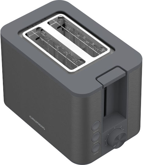 Grundig Toaster 2 Schlitze 950W Inox