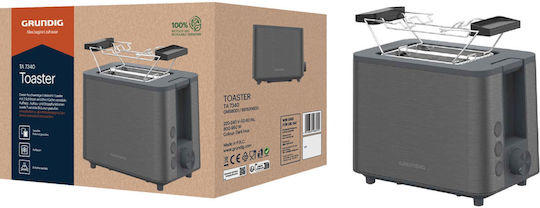 Grundig Toaster 2 Schlitze 950W Inox