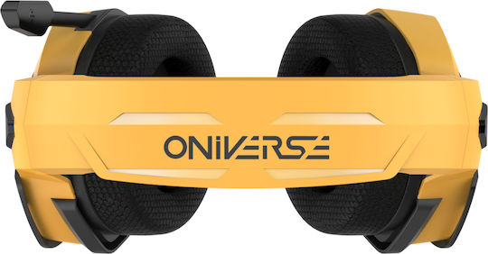 Oniverse Nebula Solarfire Over Ear Gaming Headset με σύνδεση 3.5mm Nebula Arctic White for PC / PS4 / PS5 / XBOX