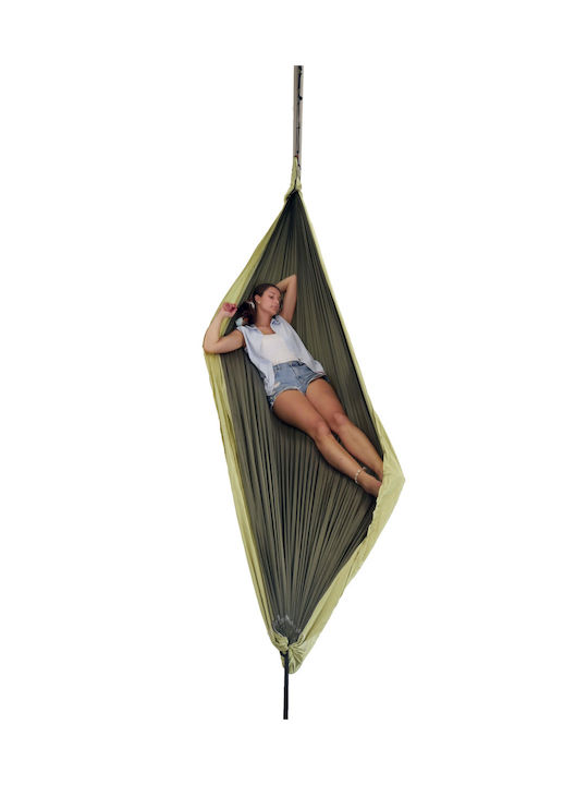 Ticket To The Moon Ticket Parachute Double Hammock Green 320x200cm