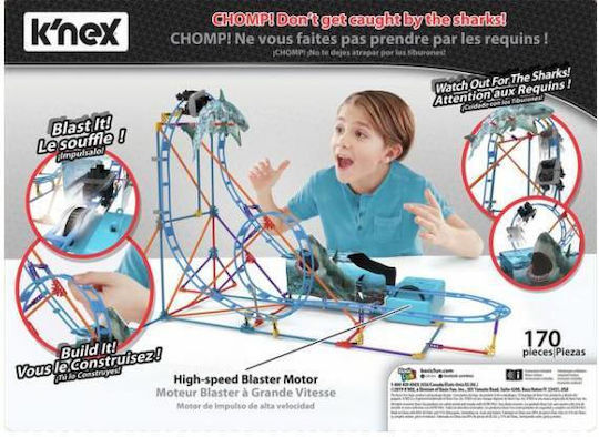 K'Nex Plastic Construction Toy Shark Attack Coaster for Children 7+ years+ Years