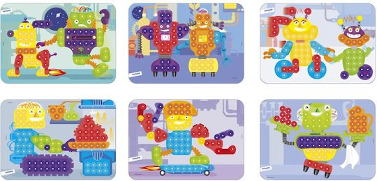 Miniland Plastic Construction Toy Pegs 150τμχ for Children 3+ years+ Years