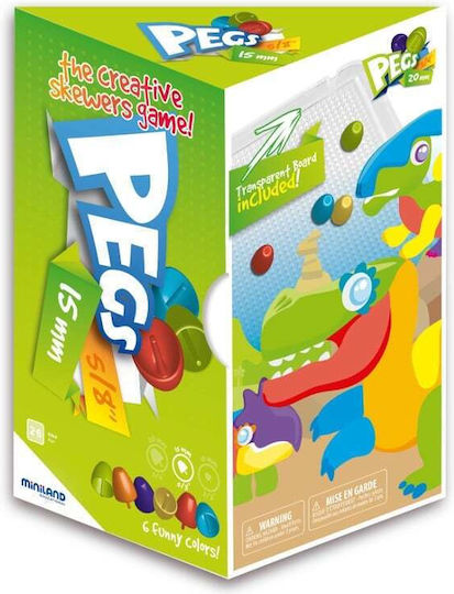 Miniland Plastic Construction Toy Pegs 150τμχ for Children 3+ years+ Years