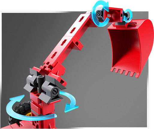 Fischer Technik Kunststoff-Bauspielzeug Junior Constructor für Kinder ab 5+ Jahre Jahren