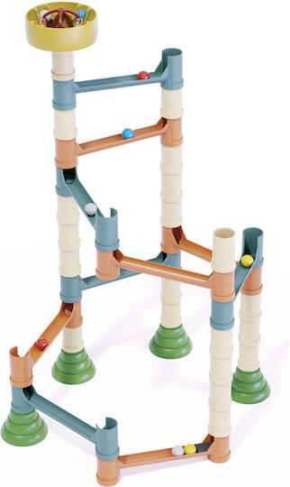 Quercetti Kunststoff-Bauspielzeug Migoga Marble Run Bio für Kinder ab 4+ Jahre Jahren