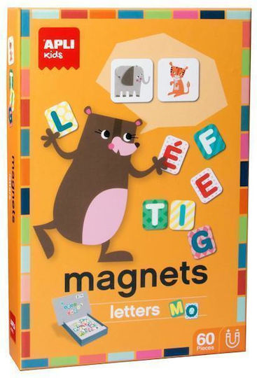 Apli Kids Magnetic Construction Toy Magnet Letters 16816 for Children 4+ Years