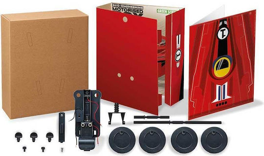 4M Jucărie de Construcție din Hârtie Motorised Box Racer pentru Copii 5+ ani+ Ani