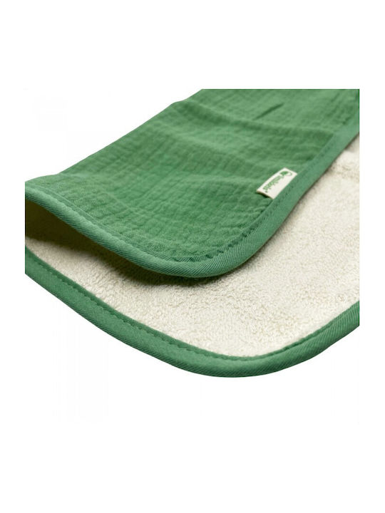 Smikkels Muslin Swaddle Wraps Green 30x30cm. 4pcs