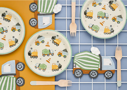 PartyDeco Plate for Party 6pcs