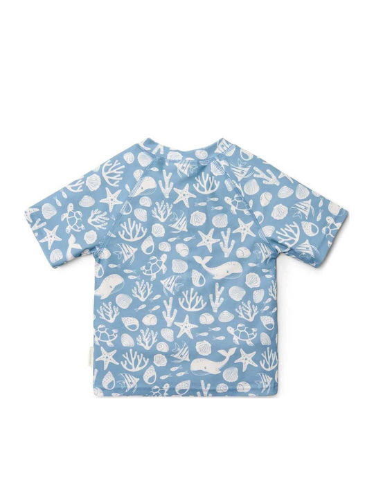 Little Dutch Sea Life Kids Swimwear Rashguard Ocean Blue