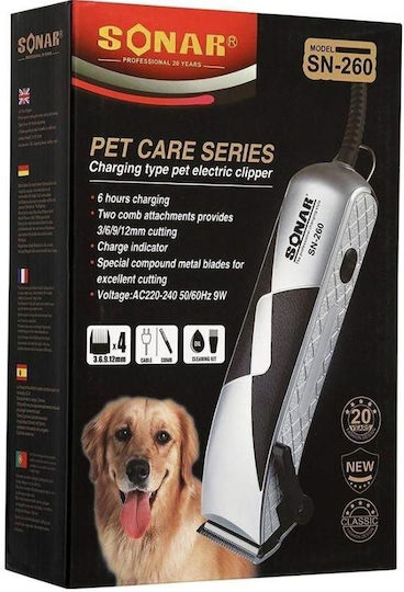 Sonar Dog Grooming Clippers Power SN-260