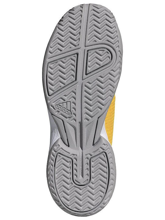 Ubersonic 4 K Kids Sports Shoes Tennis with Laces Yellow