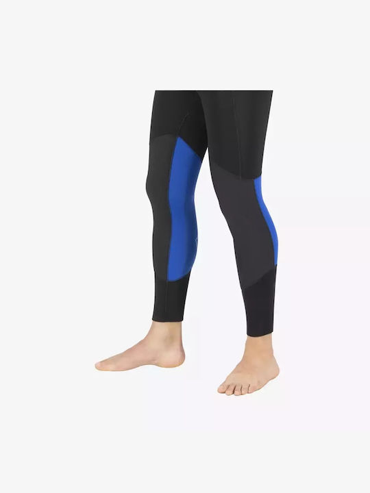 Mares Black Zip Wetsuit for Diving Double Thickness with Zip Black 5mm