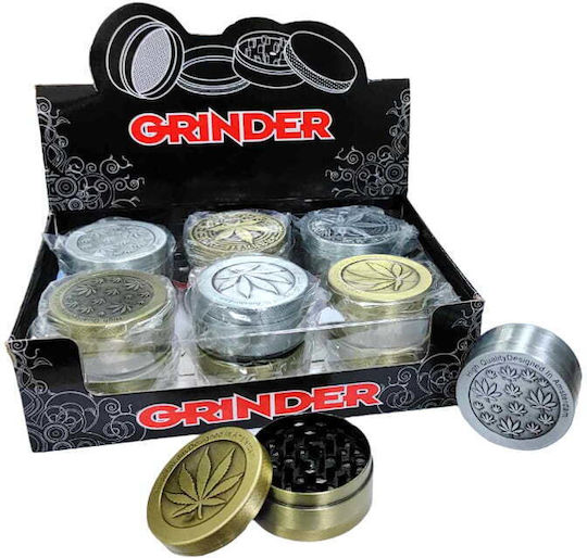 Grinders Мелница 40мм (Различни дизайни/цветове) Сив