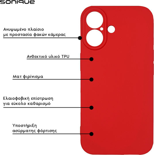 My Colors Sonique Silicone Case for Xiaomi 14t Pro Red