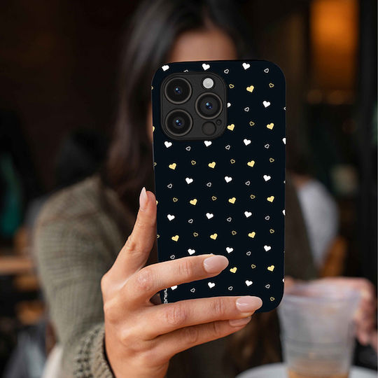 Sonique Heart Series Case for Motorola Moto G35 5G Black 01