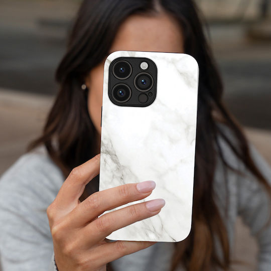 Sonique Marble Series Case for Motorola Moto G35 5G White