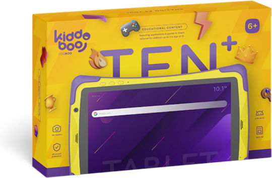 Kiddoboo TEN Gen2 10.1" Tablet (4GB/64GB) Κίτρινο