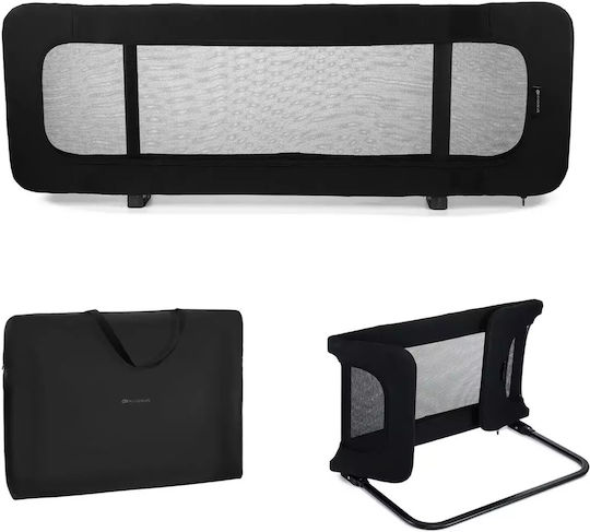 Kinderkraft Guard Dream Bed Rail Guard Simple Placement made of Fabric in Black Color 118x41x44εκ. 1pcs