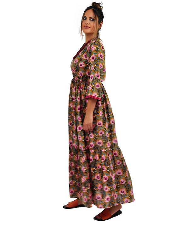 Summer Maxi Dress Mustard