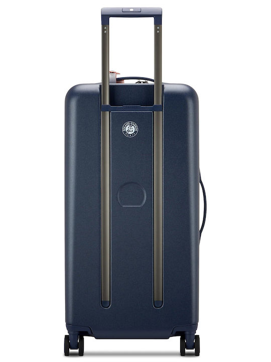 Delsey Turenne 2.0 Large Hard Dark Blue Suitcase With 4 Wheels Height 73cm