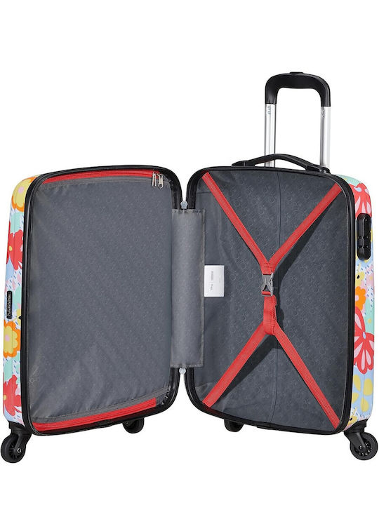 American Tourister Minnie Kids Cabin Hard Red Suitcase With 4 Wheels Height 55cm