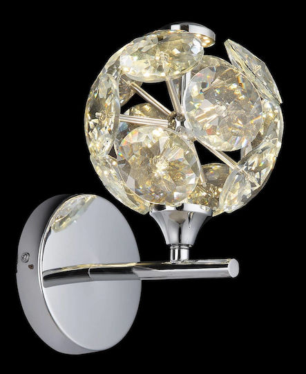 Globo Lighting Φωτιστικό Τοίχου Ασημί