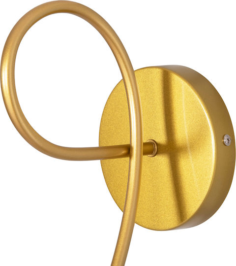 HomeMarkt Fridrik Lumină de Perete cu Soclu E27 Auriu 12cm