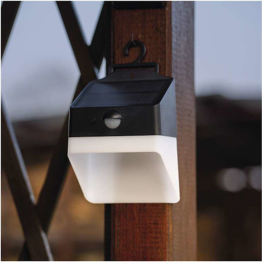 Emos Wall Mounted Solar Light 220lm Natural White 4000K with Motion Sensor and Photocell IP65