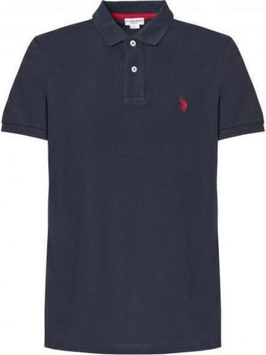 King Polo Μπλούζα Κοντομάνικη Blue
