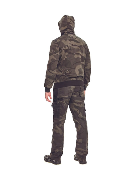Cerva Μπλουζα Φουτερ Κουκουλα-hoodie Crambe Καμουφλαζ 65%poly-35%cott 340 G/m² Xl 0306002812004