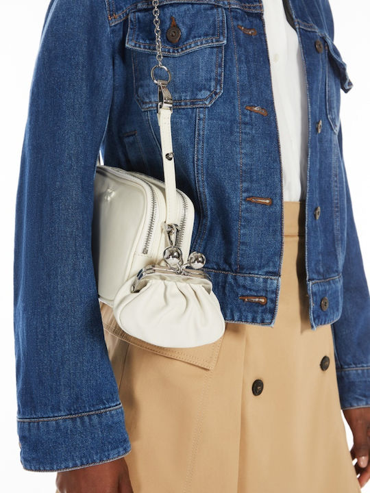 Leather Women's Bag Crossbody White