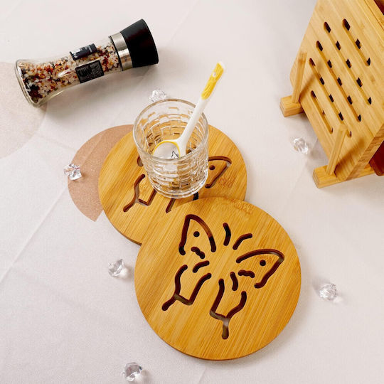Tischsets für Kochutensilien Holz